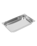 Vogue Heavy Duty Stainless Steel 1/1 Gastronorm Tray 65mm