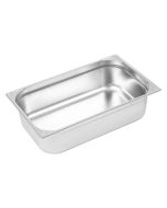 Vogue Heavy Duty Stainless Steel 1/1 Gastronorm Tray 150mm
