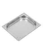 Vogue Heavy Duty Stainless Steel 1/2 Gastronorm Tray 40mm