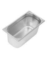 Vogue Heavy Duty Stainless Steel 1/3 Gastronorm Tray 150mm