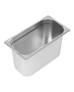Vogue Heavy Duty Stainless Steel 1/3 Gastronorm Tray 200mm