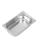 Vogue Heavy Duty Stainless Steel 1/4 Gastronorm Tray 65mm