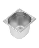 Vogue Heavy Duty Stainless Steel 1/6 Gastronorm Tray 150mm