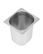 Vogue Heavy Duty Stainless Steel 1/6 Gastronorm Tray 200mm