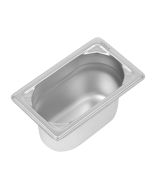 Vogue Heavy Duty Stainless Steel 1/9 Gastronorm Tray 100mm