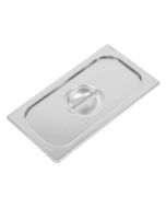 Vogue Heavy Duty Stainless Steel 1/3 Gastronorm Tray Lid