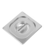 Vogue Heavy Duty Stainless Steel 1/6 Gastronorm Tray Lid