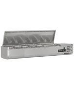 Blizzard TOP1500EN 1.5m Hinged 1/3 Gastronorm Prep Top 