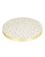 Bolero Terrazzo Style Round Table Top 600mm FU518