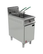 Falcon Dominator Plus Free Standing Natural Gas Fryer with Fryer Angel G3840X