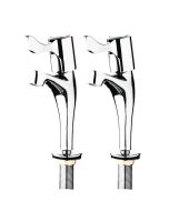 Vogue Basin Pillar Lever Taps (2 Pack)