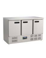 Polar G622 3 Door Counter Fridge 368Ltr