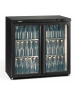 Gamko LG3-250G Maxiglass Low Height Glass Double Door Bottle Cooler, 204 Litres