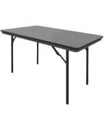 Bolero ABS Rectangular Folding Table Grey 4ft (Single) GC594