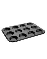 Vogue Carbon Steel Non-Stick Mini Muffin Tray 12 Cup