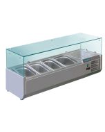 Polar G-Series Countertop Prep Fridge 3x 1/3GN & 1x 1/2GN