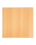 Bolero Pre-drilled Square Tabletop Beech Effect 600mm GG634