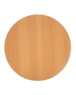 Bolero Pre-drilled Round Tabletop Beech Effect 600mm GG642
