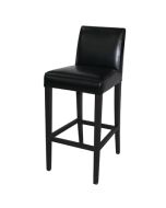 Bolero Faux Leather High Bar Stool Black GG651