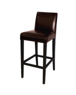 Bolero Faux Leather High Bar Stool Brown (Single) GG652