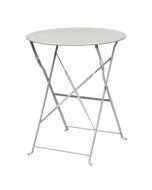 Bolero Perth Grey Pavement Style Steel Table Round 600mm GH556