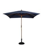 Bolero Square Double Pulley Parasol 2.5m Diameter Navy Blue GH991