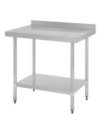 Vogue Stainless Steel Table with Upstand 900mm