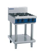 Blue Seal Evolution Cooktop 4 Open Burners LPG on Stand 600mm G514D-LS/L
