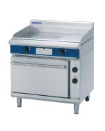 Blue Seal Evolution Chrome 1/3 Ribbed Griddle Static Oven Electric 900mm EPE506