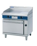 Blue Seal Evolution Chrome 1/3 Ribbed Griddle Convection Oven Electric 900mm EPE56