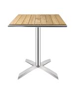 Bolero Ash Flip Top Square Bistro Table 600mm GK991