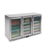 Polar G-Series Back Bar Cooler with Hinged Doors Stainless Steel 330Ltr
