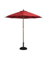 Bolero Round Parasol 2.5m Diameter Red