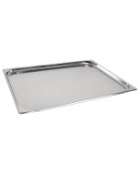 Vogue Stainless Steel 2/1 Gastronorm Tray 20mm