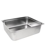 Vogue Stainless Steel 2/1 Gastronorm Tray 200mm