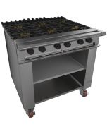 Falcon Chieftain 6 Burner Natural Gas Boiling Table on Castors G1060X