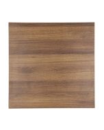 Bolero Pre-drilled Square Tabletop Rustic Oak 600mm GR324
