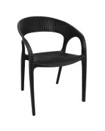 Bolero PP Rattan Wraparound Armchairs (4 Pack) GR363
