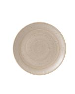 Churchill Stonecast Round Coupe Plates Nutmeg Cream 288mm (12 Pack) SNMSEV111