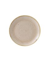 Churchill Stonecast Coupe Plate Nutmeg Cream 217mm - GR936 - pk 12