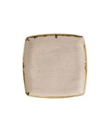 Churchill Stonecast Deep Square Plate Nutmeg Cream 260 x 260mm - GR945 - pk 6