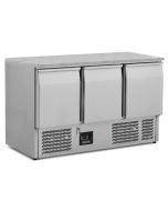 Blizzard BCC3-GR-TOP Compact Triple Door Counter Refrigerator With Granite Worktop