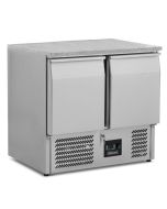 Blizzard BCC2-GR-TOP Compact Double Door Counter Refrigerator with Granite Worktop