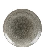 Churchill Studio Prints Raku Round Coupe Plates Quartz Black 288mm (12 Pack) RKBQEV111