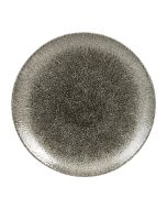 Churchill Studio Prints Raku Round Coupe Plates Quartz Black 260mm (12 Pack) RKBQEV101