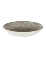 Churchill Studio Prints Raku Round Coupe Bowls Quartz Black 248mm (12 Pack) RKBQEVB91