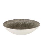 Churchill Studio Prints Raku Round Coupe Bowls Quartz Black 182mm (12 Pack) RKBQEVB71