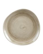 Churchill Stonecast Patina Antique Organic Round Plates Taupe 286mm (12 Pack) PAATOG111