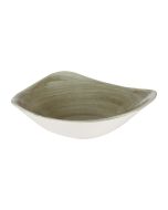 Churchill Stonecast Patina Antique Triangle Bowls Green 235mm (12 Pack) PABGTRB91