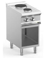 Hobart Ecomax HEPR74A 2 Plate Round Hob on Open Cupboard, 4.1kW